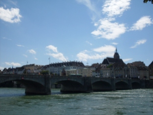 Basel river rhine, vinneve3